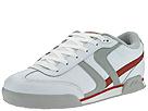 Lakai - Penza (White/Red Leather) - Men's,Lakai,Men's:Men's Athletic:Skate Shoes