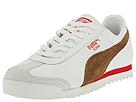Buy discounted PUMA - Roma PF EXT (White/Ribbon Red/Dark Earth Brown) - Men's online.