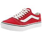 Vans - Old Skool (Red/True White) - Men's,Vans,Men's:Men's Athletic:Skate Shoes