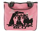 Tosca Blu Handbags - Angel's Dog Medium Shopping Bag (Pink) - Accessories,Tosca Blu Handbags,Accessories:Handbags:Shopper