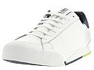 Fila - Moronchino (White/Navy/Lime Punch Leather) - Men's,Fila,Men's:Men's Casual:Trendy:Trendy - Retro