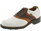 Buy discounted Ecco - World Class Saddle GTX (White/Cognac/Bison) - Men's online.