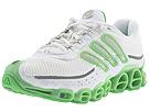 adidas Running - a3 MegaRide W (White/Metallic Silver/Vivid Green/Pearlized White) - Women's