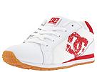 DCSHOECOUSA - Court Sport W (White/True Red) - Women's,DCSHOECOUSA,Women's:Women's Casual:Retro