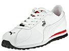 Buy discounted PUMA - Turin Leather (White/Black/Ribbon Red) - Men's online.