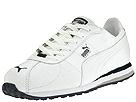 Buy discounted PUMA - Turin Leather (White/New Navy/Metallic Silver) - Men's online.