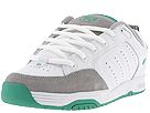 Circa - CX201R (White/Kelly Green Suede/Leather) - Men's,Circa,Men's:Men's Athletic:Skate Shoes