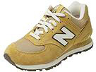 Buy discounted New Balance Classics - W574 - Suede & Mesh (Wheat/Cream/Dark Brown) - Women's online.