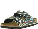 Birkenstock - Arizona Narrow (Zebra Green Birko-Flor) - Women's,Birkenstock,Women's:Women's Casual:Casual Sandals:Casual Sandals - Comfort