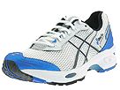 Buy discounted Asics - Gel-Cumulus VII (White/Liquid Silver/Brilliant Blue) - Men's online.