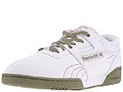 Reebok Classics - Workout Low POP SE (White/Cargo/Flash Red) - Men's