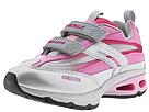 Geox Kids - Jr. Liu Double Strap (Children/Youth) (Pink/Silver) - Kids,Geox Kids,Kids:Girls Collection:Children Girls Collection:Children Girls Athletic:Athletic - Hook and Loop