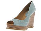 KORS by Michael Kors - Newton (Teal Sport Suede) - Women's,KORS by Michael Kors,Women's:Women's Dress:Dress Shoes:Dress Shoes - Open-Toed