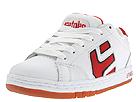 etnies Kid's - Kids Cinch (Children/Youth) (White/ Black/ Red Action Leather) - Kids,etnies Kid's,Kids:Boys Collection:Children Boys Collection:Children Boys Athletic:Athletic - Lace Up