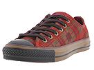 Buy discounted Converse - All Star Suede Ox (Cranberry Plaid) - Men's online.