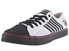 Draven - Duane Peters Lo Top (White/Black) - Men's,Draven,Men's:Men's Athletic:Skate Shoes