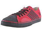Draven - Duane Peters Lo Top (Red/Black) - Men's,Draven,Men's:Men's Athletic:Skate Shoes