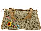 XOXO Handbags - Flower Patch e/w Satchel (Khaki) - Accessories,XOXO Handbags,Accessories:Handbags:Satchel