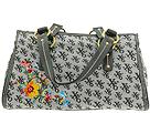 XOXO Handbags - Flower Patch e/w Satchel (Blk/White) - Accessories,XOXO Handbags,Accessories:Handbags:Satchel