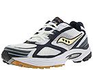 Saucony - Grid Omni 5 Moderate (White/Navy/Gold) - Men's,Saucony,Men's:Men's Athletic:Walking