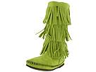 Buy discounted Minnetonka - New 3-Layer Frindge Boot (Lime Suede) - Women's online.