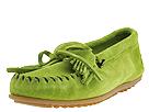 Minnetonka - New Kiltie Moccasin (Lime Suede) - Women's,Minnetonka,Women's:Women's Casual:Slippers:Slippers - Moccasins