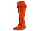 Minnetonka - New Knee Hi Fringe Boot (Orange Suede) - Women's,Minnetonka,Women's:Women's Casual:Casual Boots:Casual Boots - Above-the-ankle