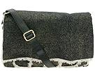 Candie's Handbags - Glitter Flap w/Faux Fur Trim (Black) - Accessories,Candie's Handbags,Accessories:Handbags:Shoulder