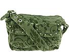 Candie's Handbags - Printed Velvet Hobo (Green) - Accessories,Candie's Handbags,Accessories:Handbags:Hobo