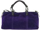 Buy discounted Plinio Visona Handbags - Suede Exaggerated E/W (Violet) - Accessories online.
