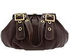 MAXX New York Handbags - Square Buckle -Pebble (Raisin) - Accessories,MAXX New York Handbags,Accessories:Handbags:Satchel