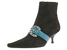 Terre Peck - Sugarpuss (Dark Brown/Turquoise Crocco Strap) - Women's,Terre Peck,Women's:Women's Dress:Dress Boots:Dress Boots - Zip-On