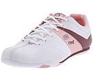 Buy Rhino Red by Marc Ecko - Shiners (White Leather/Burgundy Trim) - Women's, Rhino Red by Marc Ecko online.