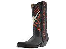 Von Dutch - Croco Boot (Black Leather) - Men's,Von Dutch,Men's:Men's Casual:Casual Boots:Casual Boots - Western