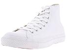 Buy Converse - All Star Leather Hi (White Monochrome) - Men's, Converse online.