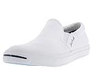 Converse - Jack Purcell Slip (White/Navy (Leather)) - Men's,Converse,Men's:Men's Casual:Slip-On