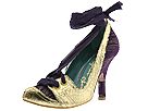 Buy Irregular Choice - Vamp (Gold Distressed/Purple &amp; Gold Print) - Women's, Irregular Choice online.