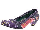 Irregular Choice - Snood (Purple Printed Leather/Purple Knit) - Women's,Irregular Choice,Women's:Women's Dress:Dress Shoes:Dress Shoes - Ornamented
