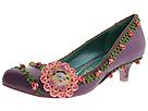 Irregular Choice - Cameo (Purple Leather / Pink Flower) - Women's,Irregular Choice,Women's:Women's Dress:Dress Shoes:Dress Shoes - Ornamented