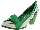Irregular Choice - Ivana (Green/White Knit) - Women's,Irregular Choice,Women's:Women's Dress:Dress Shoes:Dress Shoes - Ornamented