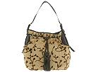 DKNY Handbags - Floral Haircalf Drawstring (Camel) - Accessories,DKNY Handbags,Accessories:Handbags:Drawstring