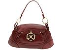 DKNY Handbags - Tackle Glazed Nappa Top Zip (Red) - Accessories,DKNY Handbags,Accessories:Handbags:Shoulder