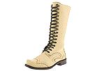 John Fluevog - Hughes (Beige Crackled) - Men's,John Fluevog,Men's:Men's Casual:Casual Boots:Casual Boots - Combat