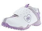 Rhino Red by Marc Ecko Kids - Cameo - Sillhouette Perf Panel Overlay (Children) (White Action Leather/Lavendar &amp; Purple) - Kids,Rhino Red by Marc Ecko Kids,Kids:Girls Collection:Children Girls Collection:Children Girls Athletic:Athletic - Hook and Loop