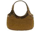 Inge Christopher Handbags Beaded Crocodile Pattern on Silk