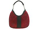 Inge Christopher Handbags - Beaded Pinstripes on Silk Charmeuse Mini Baguette (Red) - Accessories,Inge Christopher Handbags,Accessories:Handbags:Bridal Handbags