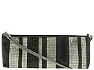 Buy Whiting & Davis Handbags - Stripe Mesh E/W (Black/Matte Silver) - Accessories, Whiting & Davis Handbags online.