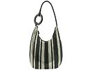 Buy Whiting & Davis Handbags - Stripe Mesh Hobo (Black/Matte Silver) - Accessories, Whiting & Davis Handbags online.