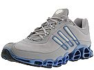 adidas Running - a Megaride Leather/Nubuck (Aluminum 2/Bone/Lone Blue) - Men's,adidas Running,Men's:Men's Athletic:Running Performance:Running - General