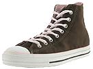 Buy discounted Converse - Chuck Taylor All Star Velour Hi (Chocolate/Pink) - Men's online.
